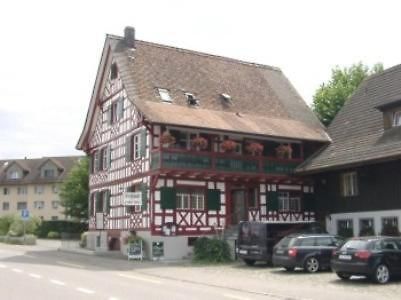 Hotel Restaurant Pizzeria Rotes Haus Münsterlingen Eksteriør billede