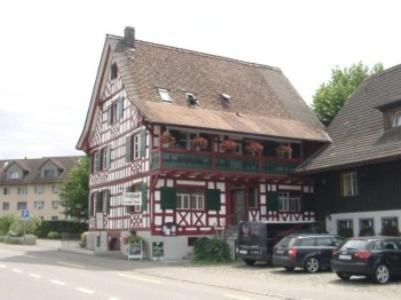 Hotel Restaurant Pizzeria Rotes Haus Münsterlingen Eksteriør billede
